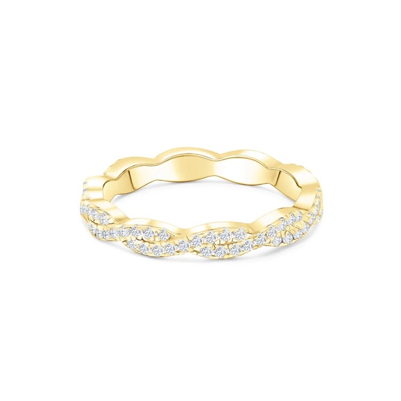 Modern Gents - The Sadie Classic Yellow Gold Braided Band - Picture 1 of 9